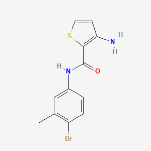 N-(4-bromo-3-methylphenyl)3-aminothiophene-2-carboxamide