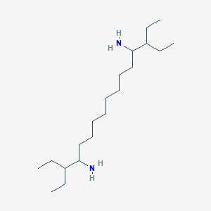 molecular formula C20H44N2 B8365696 3,14-Diethylhexadecane-4,13-diamine CAS No. 70799-90-5
