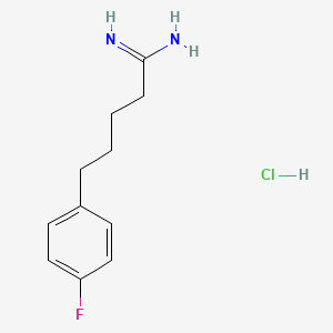 5-(4-Fluoro-phenyl)-pentanamidine hydrochloride