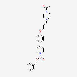 benzyl 4-[4-[3-(4-acetylpiperazin-1-yl)propoxy]phenyl]-5,6-dihydropyridine-1(2H)-carboxylate