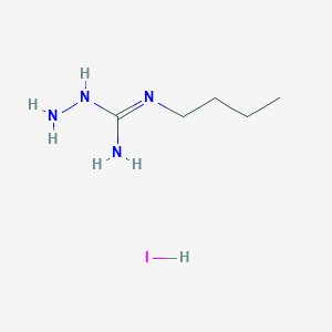 molecular formula C5H15IN4 B8365831 1-Amino-3-butylguanidinehydroiodide 