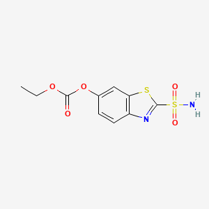 Ethyl(2-sulfamoyl-6-benzothiazolyl)carbonate