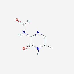 molecular formula C6H7N3O2 B8365883 3-Carboxamido-2-hydroxy-6-methylpyrazine 