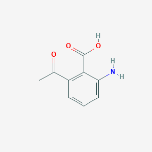 molecular formula C9H9NO3 B8365886 2-Acetyl-6-aminobenzoic acid CAS No. 103440-81-9