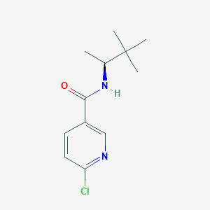 6-Chloro-N-[(S)-3,3-dimethyl-2-butyl]nicotinamide