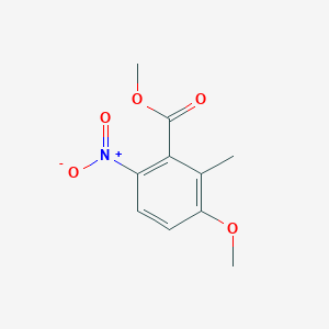 3-Methoxy-2-methyl-6-nitro-benzoic acid methyl ester