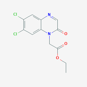 6,7-dichloro-1-ethoxycarbonylmethylquinoxalin-2(1H)-one