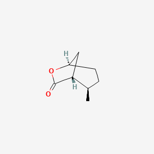 molecular formula C8H12O2 B8366006 (1R,2R,5R)-2-methyl-6-oxabicyclo[3.2.1]octan-7-one 