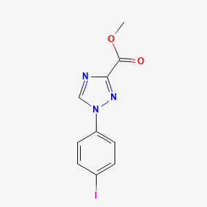 Methyl 1-(4-iodophenyl)-1,2,4-triazole-3-carboxylate