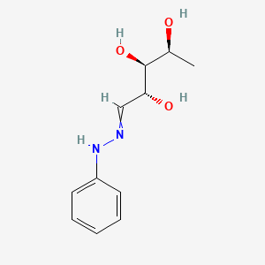 molecular formula C11H16N2O3 B8366061 (2R,3S,4S)-1-(phenylhydrazinylidene)pentane-2,3,4-triol 