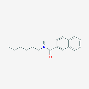 molecular formula C17H21NO B8366184 2-Naphthamide, N-hexyl- 