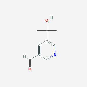 5-(2-Hydroxypropan-2-yl)pyridine-3-carbaldehyde