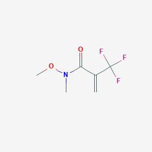 2-Propenamide, N-methoxy-N-methyl-2-(trifluoromethyl)-