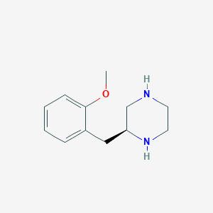 molecular formula C12H18N2O B8366245 (S)-2-(2-Methoxy-benzyl)-piperazine 