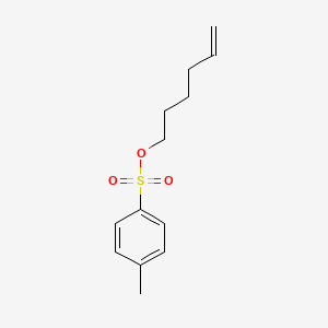 molecular formula C13H18O3S B8366246 Hex-5-en-1-yl 4-methylbenzene-1-sulfonate CAS No. 18922-06-0