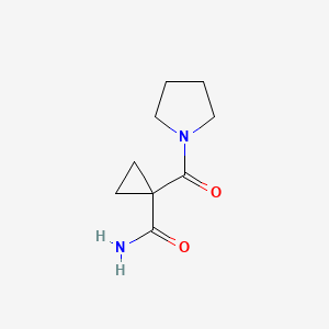 1-(Pyrrolidine-1-carbonyl)cyclopropane-1-carboxamide