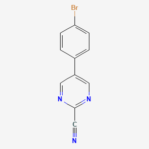 5-(4'-Bromophenyl)-2-pyrimidinecarbonitrile