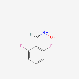 molecular formula C11H13F2NO B8366347 alpha-(2,6-difluorophenyl)-N-t-butylnitrone 