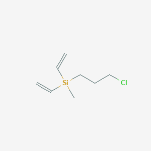 molecular formula C8H15ClSi B8366439 3-Chloropropylmethyldivinylsilane 