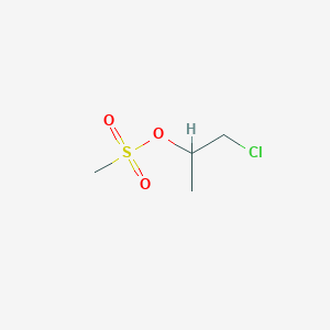molecular formula C4H9ClO3S B8366449 1-Chloro-2-methanesulfonyloxy-propane 