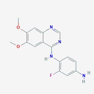 N-(6,7-dimethoxy-quinazolin-4-yl)-2-fluoro-benzene-1,4-diamine