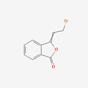 molecular formula C10H7BrO2 B8366698 3-Phthalidylideneethyl bromide 