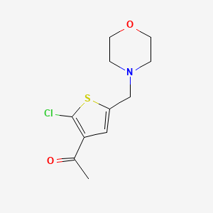 1-(2-Chloro-5-(4-morpholinylmethyl)-3-thienyl)ethanone