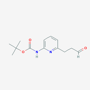 6-(tert-Butoxycarbonylamino)pyridine-2-propionaldehyde