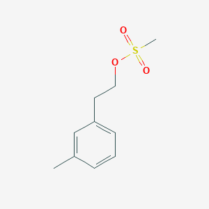 molecular formula C10H14O3S B8366785 2-m-Tolylethyl methanesulphonate 