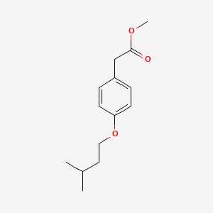 molecular formula C14H20O3 B8366863 Methyl [4-(isopentyloxy)phenyl]acetate 