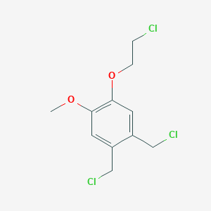 1-(2-Chloroethoxy)-4,5-bis(chloromethyl)-2-methoxybenzene