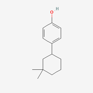 molecular formula C14H20O B8366945 4-(3,3-Dimethyl-cyclohexyl)-phenol 