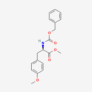 molecular formula C19H21NO5 B8366962 methyl (R)-alpha-[N-[(phenylmethoxy)carbonyl]amino]-4-methoxybenzenepropanoate 