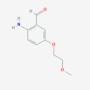 2-Amino-5-(2-methoxyethoxy)benzaldehyde