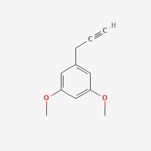 molecular formula C11H12O2 B8367073 1,3-Dimethoxy-5-(prop-2-ynyl)benzene 