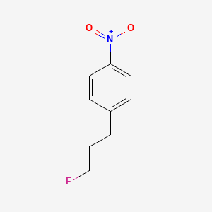 molecular formula C9H10FNO2 B8367101 1-Fluoro-3-(4-nitrophenyl)propane 