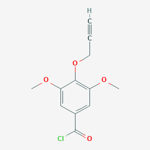 molecular formula C12H11ClO4 B8367157 3,5-Dimethoxy-4-(2-propynyloxy)benzoyl chloride 