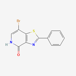 7-Bromo-2-phenyl-5h-thiazolo[4,5-c]pyridin-4-one