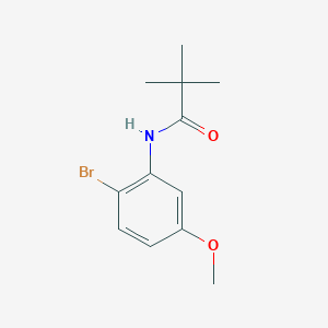 N-(2-bromo-5-methoxyphenyl)-2,2-dimethylpropanamide