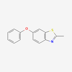 molecular formula C14H11NOS B8367236 2-Methyl-6-phenoxy-benzothiazole 