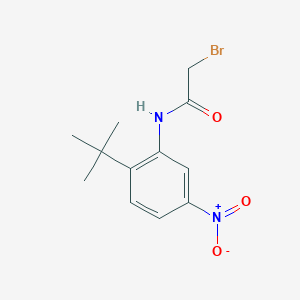 2-bromo-N-(2-tert-butyl-5-nitrophenyl)acetamide