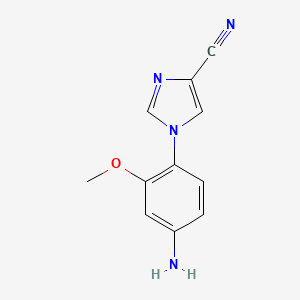 4-(4-cyano-1H-imidazol-1-yl)-3-methoxyaniline