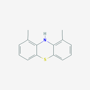 molecular formula C14H13NS B8367324 1,9-dimethyl-10H-phenothiazine 