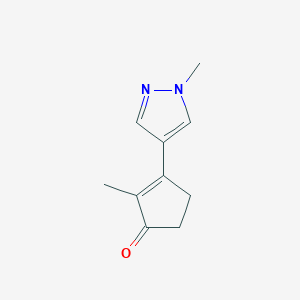 2-Methyl-3-(1-methyl-1H-pyrazol-4-yl)-cyclopent-2-enone
