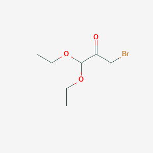 molecular formula C7H13BrO3 B8367367 3-Bromo-1,1-diethoxypropan-2-one 