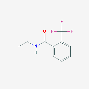 molecular formula C10H10F3NO B8367401 N-ethyl-2-(trifluoromethyl)benzamide 