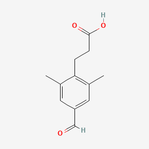 3-(4-Formyl-2,6-dimethyl-phenyl)-propionic acid