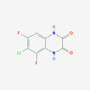 6-Chloro-5,7-difluoro-1,4-dihydroquinoxaline-2,3-dione