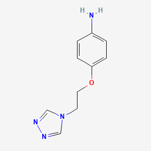 4-(2-[1.2.4]Triazol-4-ylethoxy)phenylamine