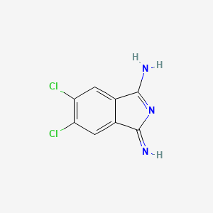 molecular formula C8H5Cl2N3 B8367767 5,6-Dichloro-1,3-diiminoisoindoline 